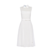 (W) Prada Superposé Dress White