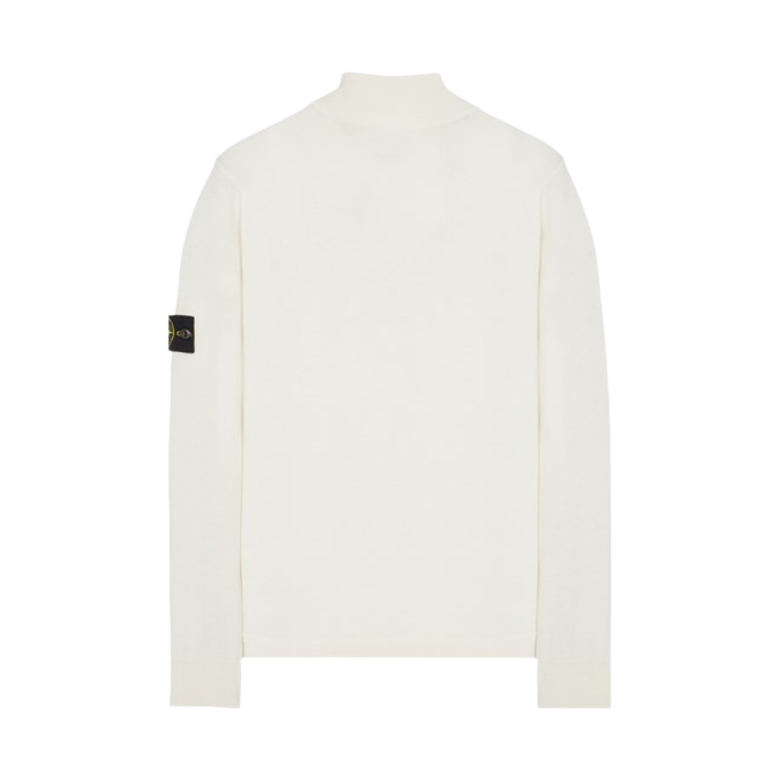 스톤 아일랜드 542B2 소프트 코튼 하프 집 니트 화이트 - 23SS(Stone Island 542B2 Half Zip Knit in Soft Cotton White - 23SS) - 2