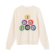 Stussy Billiard Sweater Natural