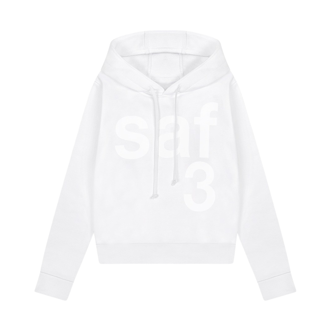 [KREAM 단독] 사파리스팟 우먼 1/2 베이직 사파리 후드 화이트([KREAM 단독] Safarispot Women 1/2 Basic Safari Hoodie White)