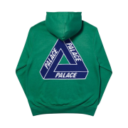 Palace Tri-Chenille Hood Green - 20SS