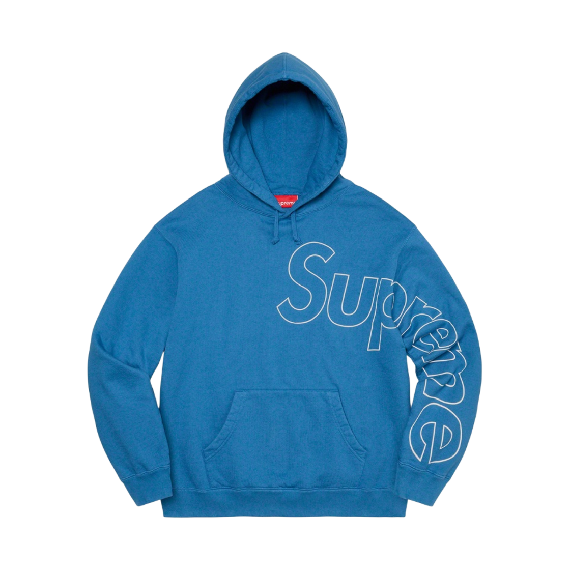 슈프림 리플렉티브 후드 스웨트셔츠 페일 로얄 - 21FW(Supreme Reflective Hooded Sweatshirt Pale Royal - 21FW) - 1