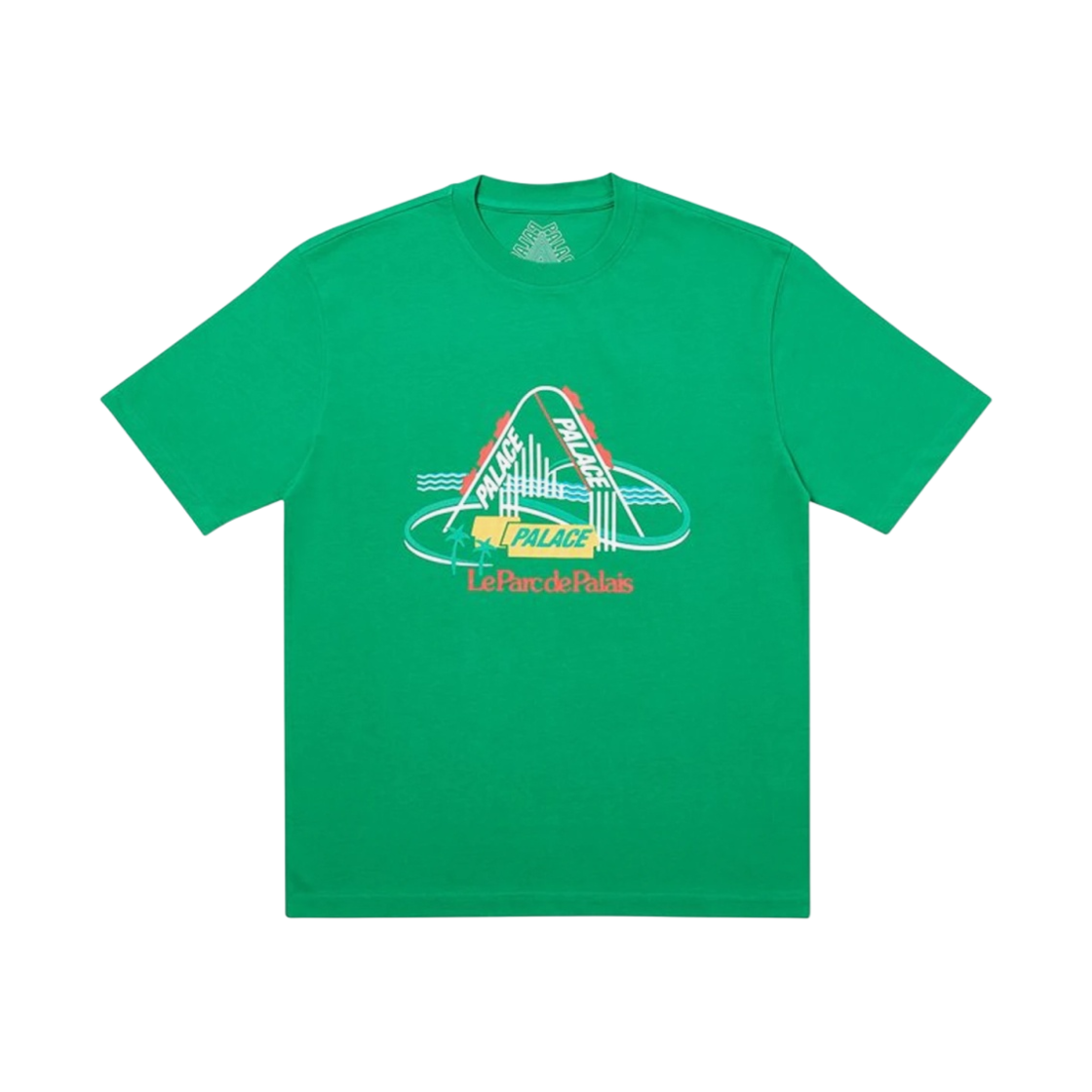 - Palace French Ones T-Shirt Green - 20SS