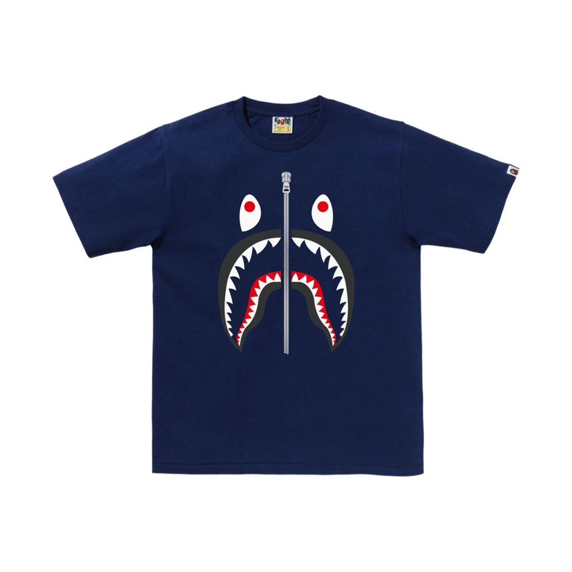 베이프 샤크 티셔츠 네이비(BAPE Shark T-Shirt Navy) - 1