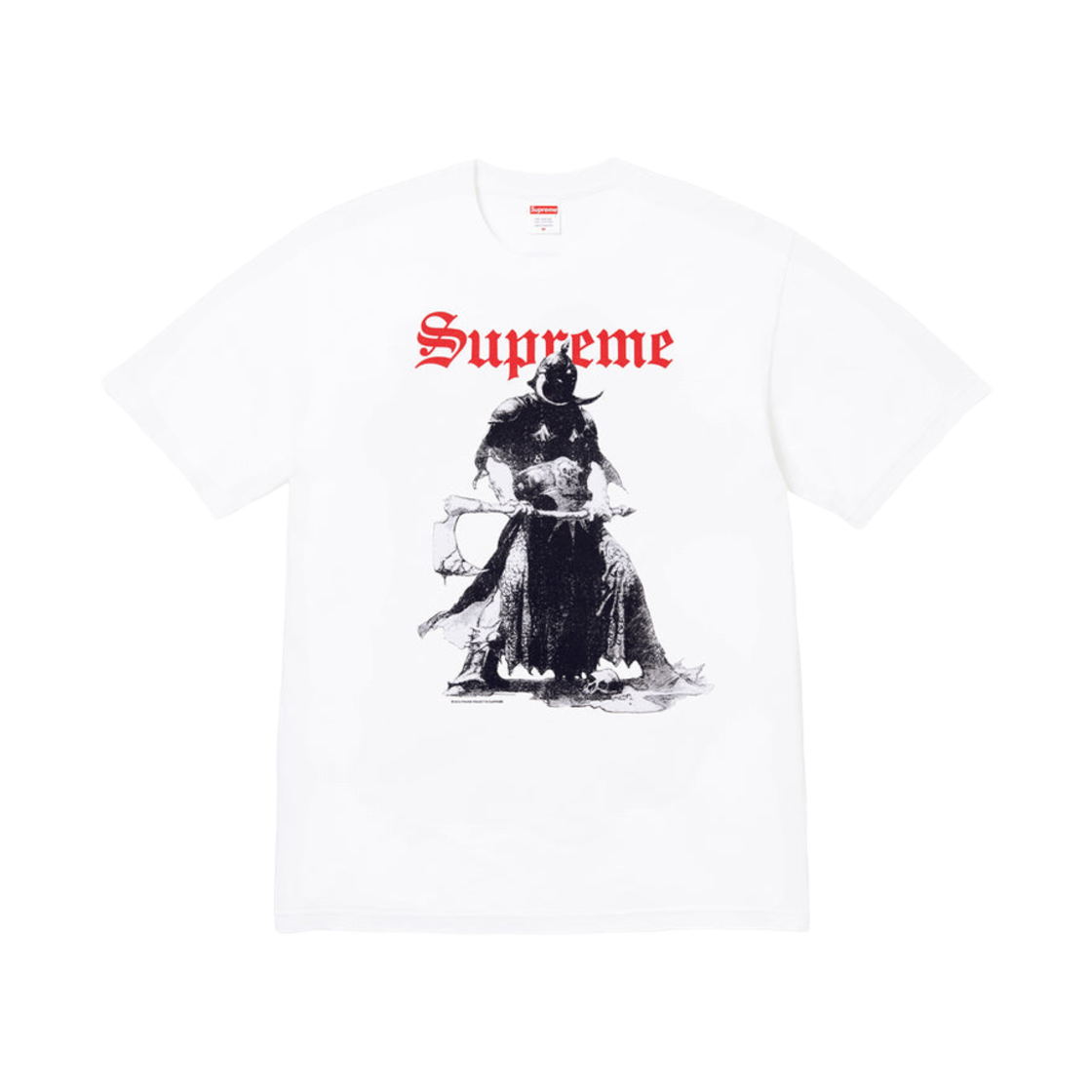 - Supreme Frazetta Destruction T-Shirt White - 24FW