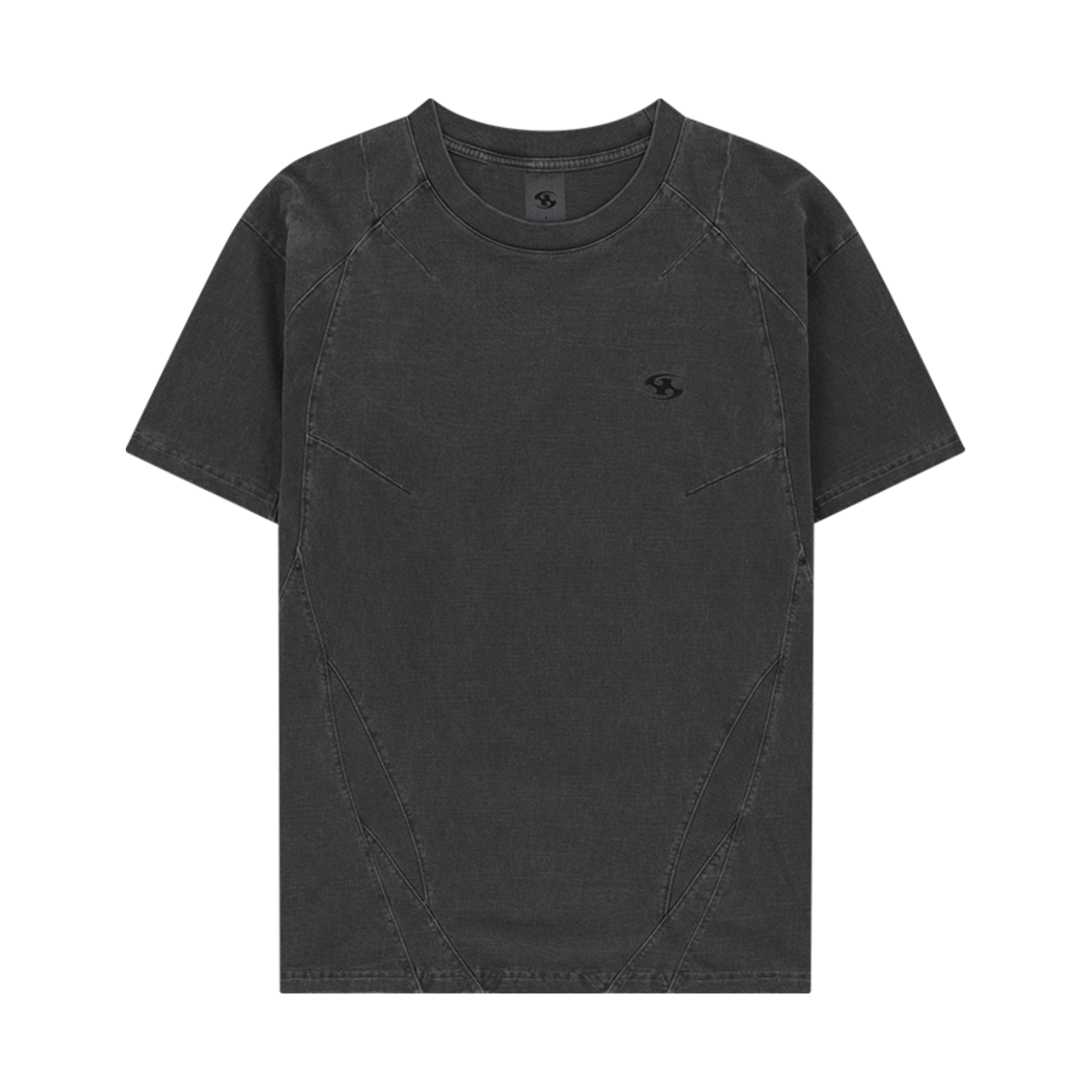 산산기어 페이디드 워싱 티셔츠 차콜