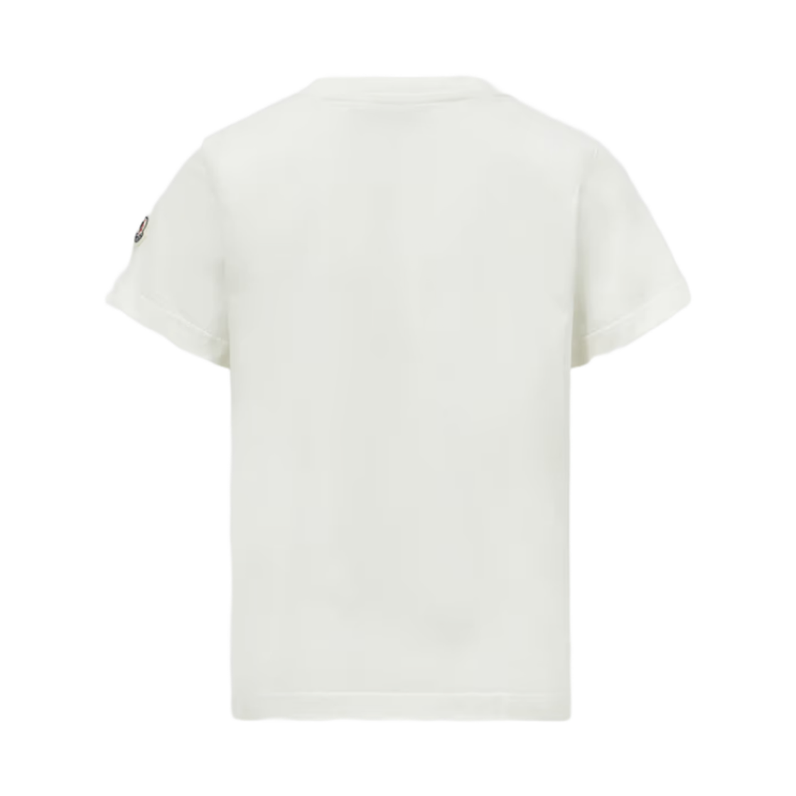 (키즈) 몽클레르 웨이브 로고 코튼 티셔츠 화이트 - 25SS((Kids) Moncler Wave Logo Cotton T-Shirt White - 25SS) - 2