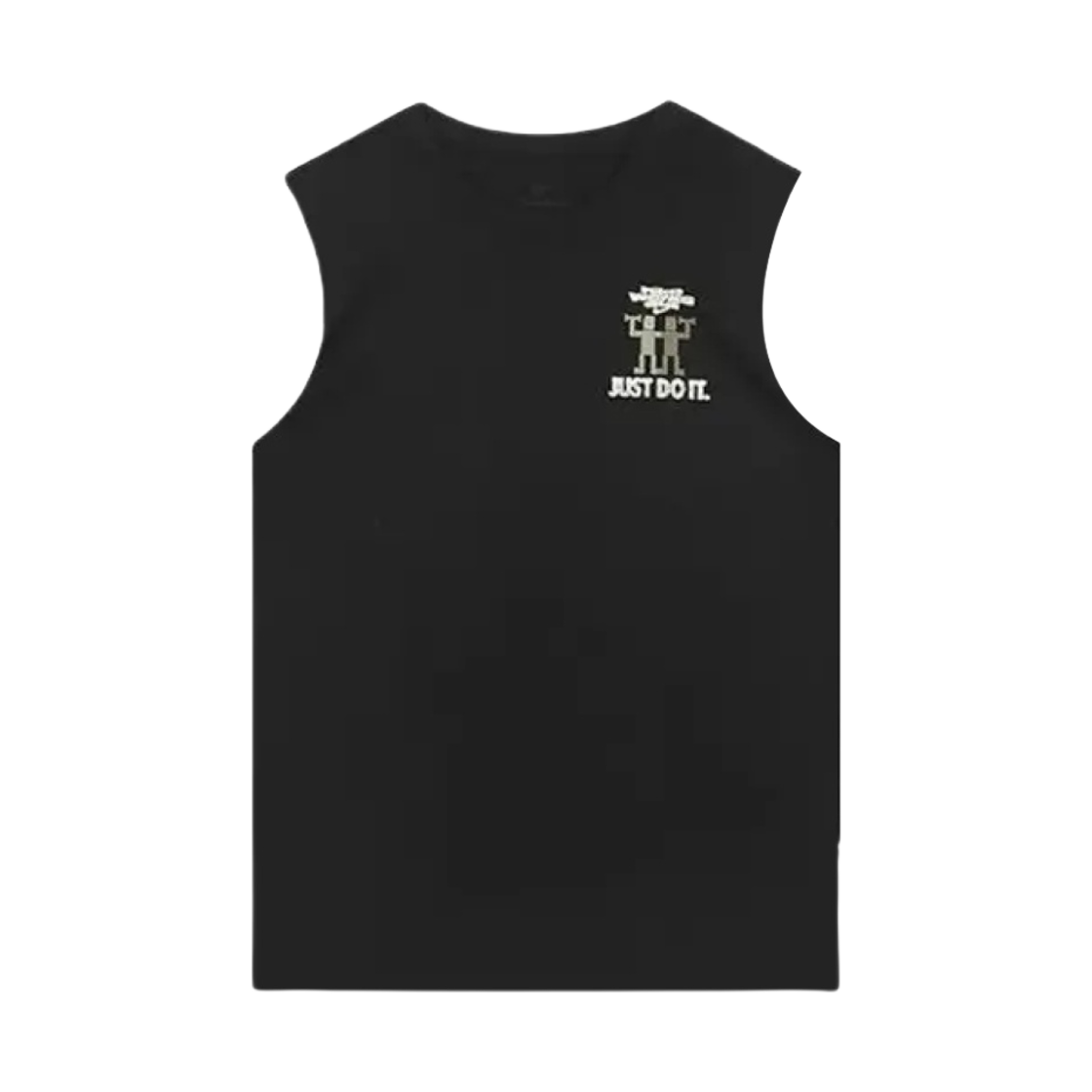 FV8375-010 Nike Dri-Fit Sleeveless Fitness T-Shirt Black - Asia