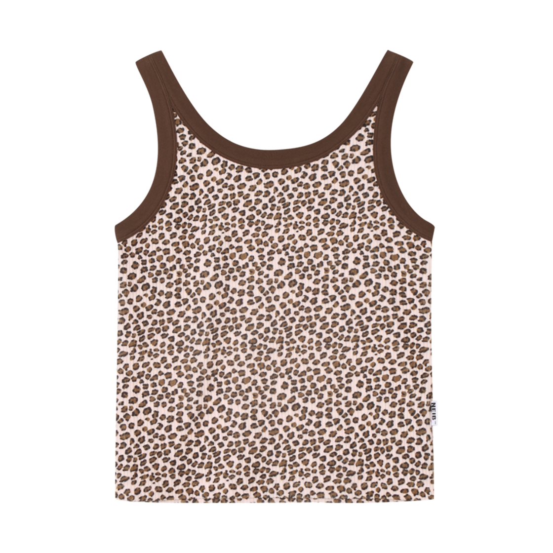 NEIB24FWTS004 Neib Color Leopard Sleeveless Top Pink
