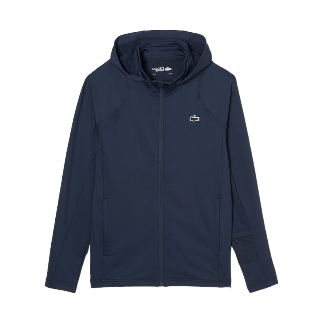 라코스테 스포츠 하이넥 후드 집업 블루(Lacoste Sports High-Neck Hoodie Zip-Up Blue)