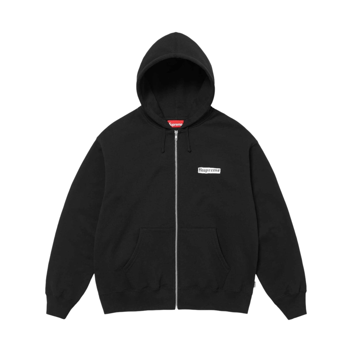 슈프림 스프레드 집업 후드 스웨트셔츠 블랙 - 24SS(Supreme Spread Zip Up Hooded Sweatshirt Black - 24SS) - 2