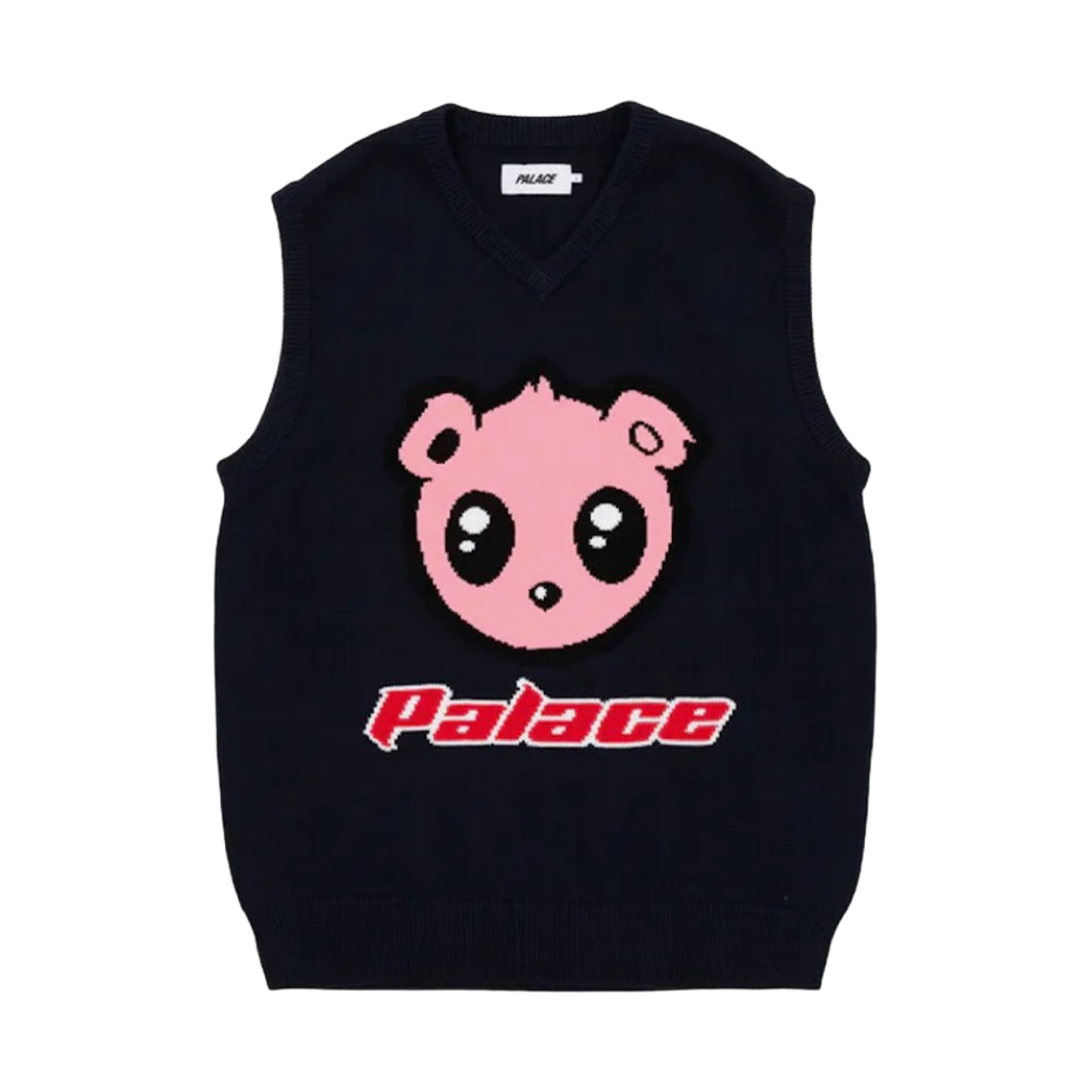 - Palace Kawaii Vest Knit Navy - 23SS