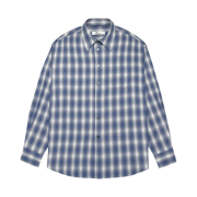 MJD Oversized Check Shirt Blue