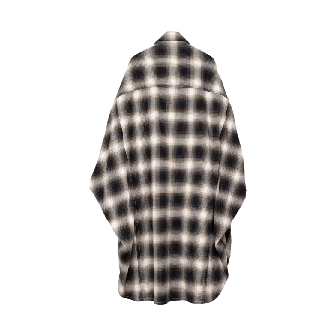 메종 미하라 야스히로 슈퍼 빅 체크 롱슬리브 셔츠 화이트(Maison Mihara Yasuhiro Super Big Check Long Sleeve Shirt White) - 2