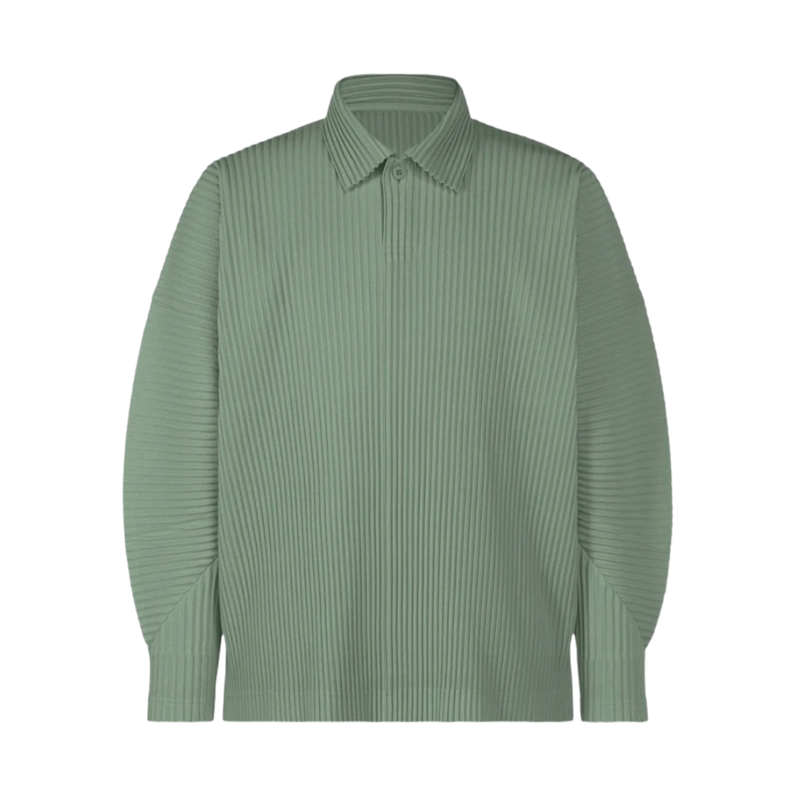옴므 플리세 이세이 미야케 플리츠 MC 어거스트 폴로 민트 그린(Homme Plisse Issey Miyake Pleats MC August Polo Mint Green)