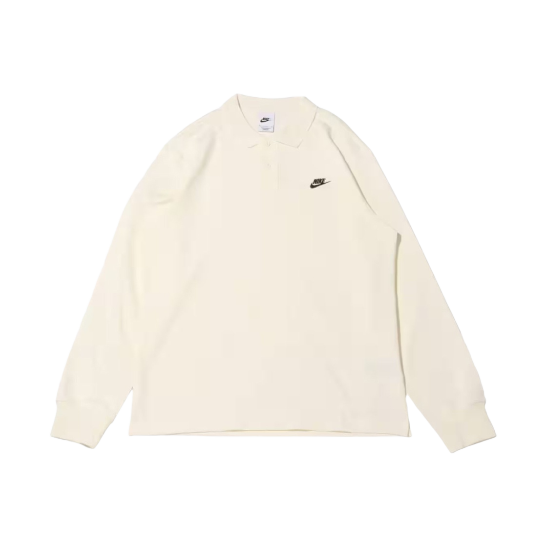 나이키 클럽 롱슬리브 니트 폴로 세일 - 아시아(Nike Club Long Sleeve Knit Polo Sail - Asia)