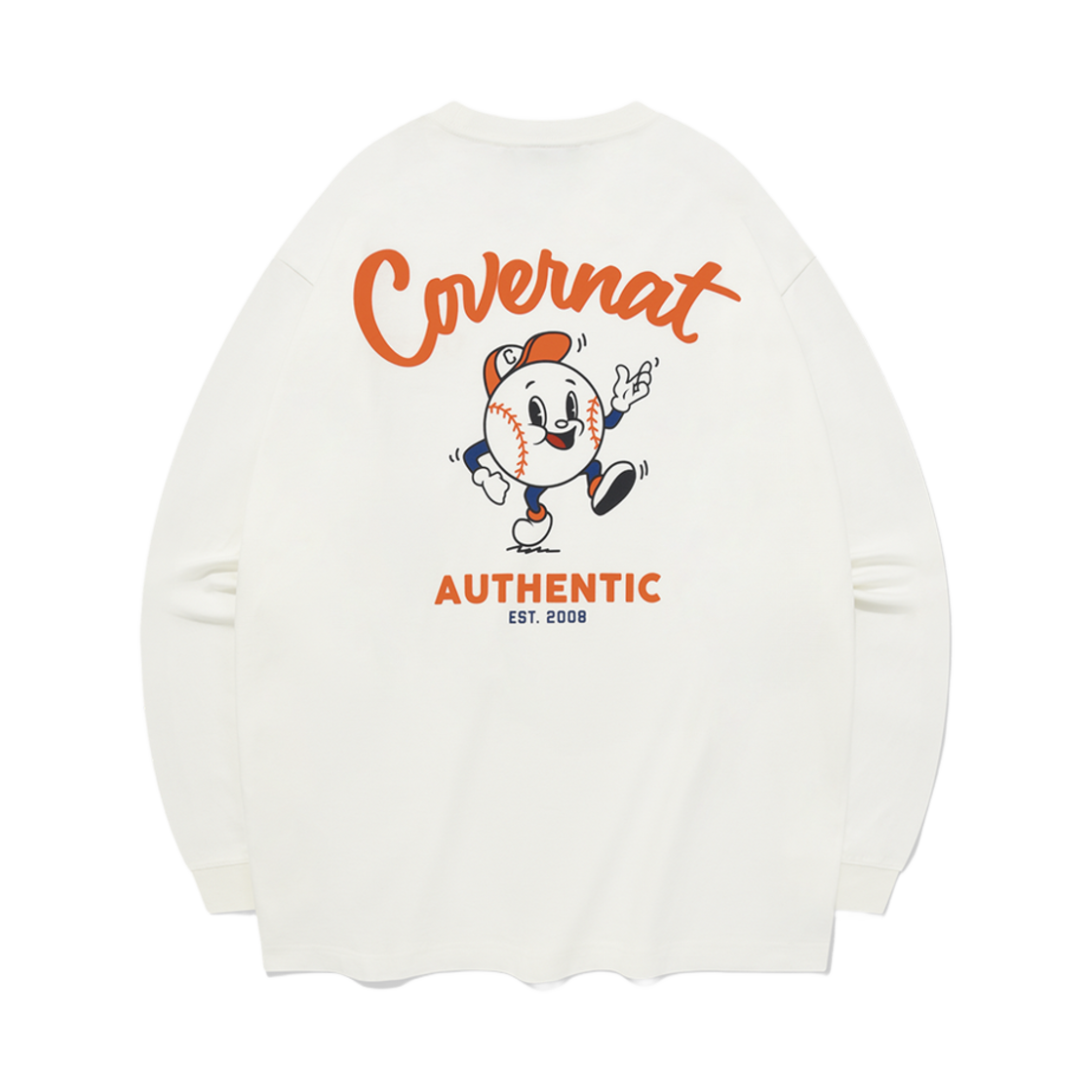 COVERNATのSlub Sketch Logo Graphic Long Sleeve 全2色 COVERNATのSlub Sketch Logo Graphic Long Sleeve 全2色
