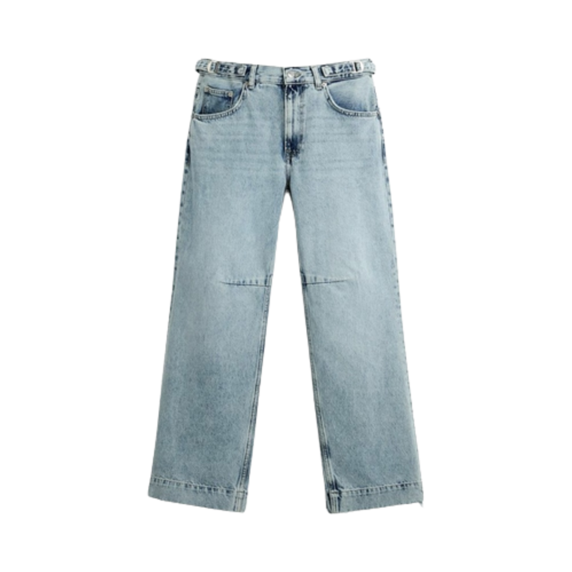 자라 릴렉스드 핏 진 블루