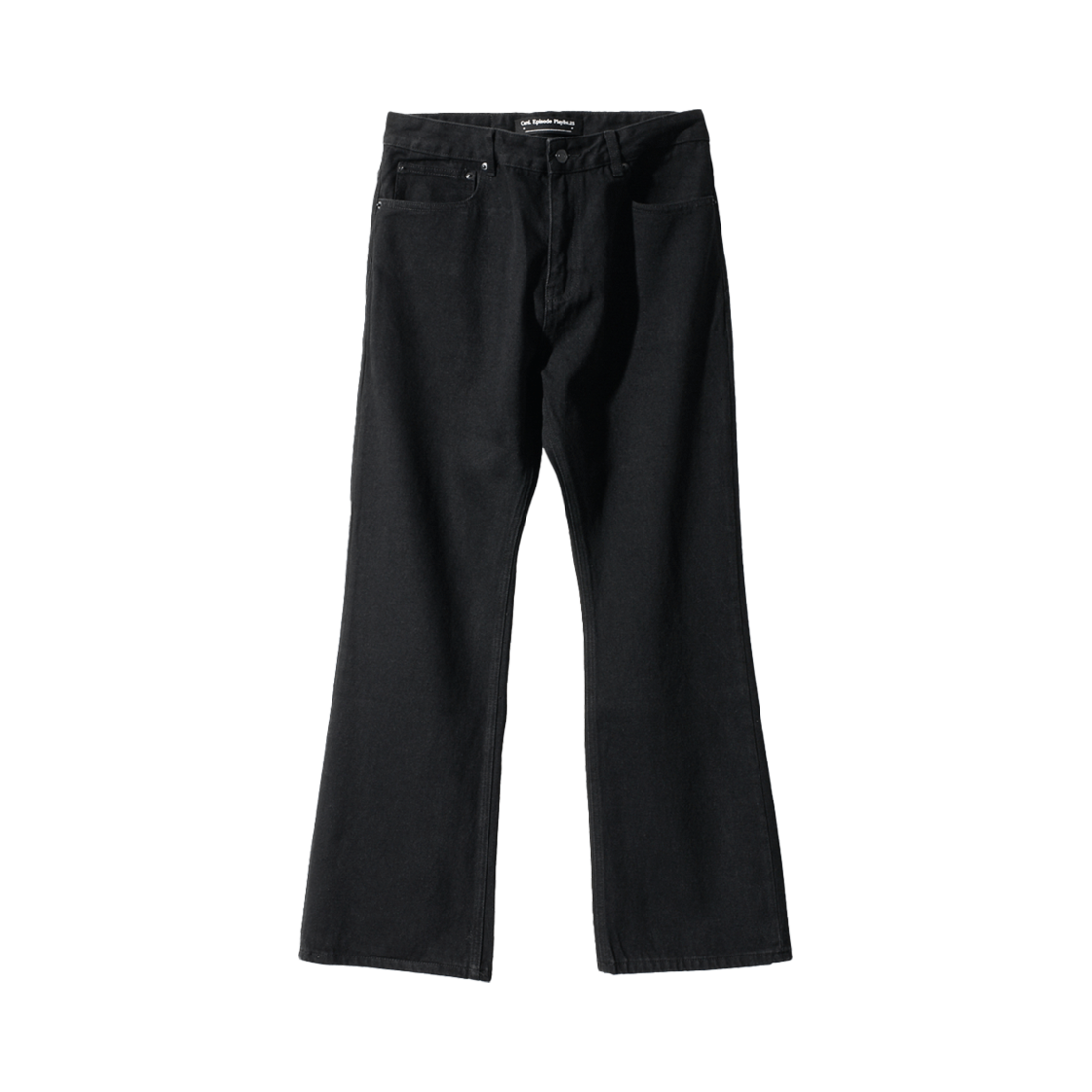 코드 콘스탄시 세미 플레어 팬츠 블랙(Cord Constancy Semi Flare Pants Black)