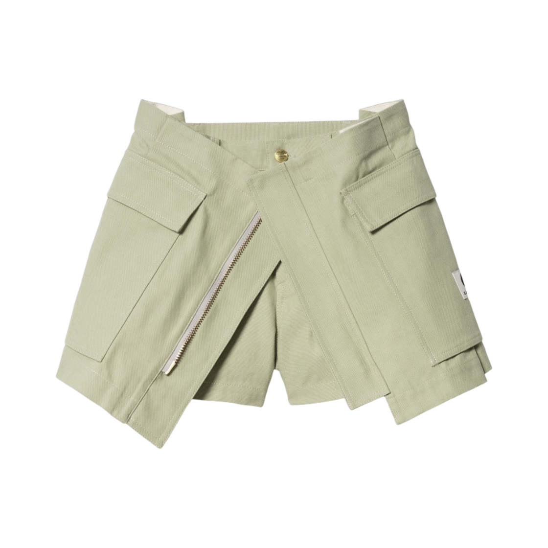 (W) 사카이 x 칼하트 WIP 덕 쇼츠 라이트 그린((W) Sacai x Carhartt WIP Duck Shorts Light green)