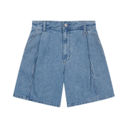 Wooyoungmi Wide Denim Shorts Blue - 22SS