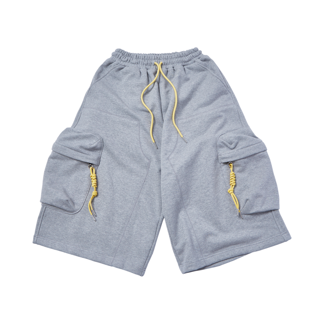 25SUGFPT01MG Garments Fab Cargo Bermuda Sweatpants Melange Gray