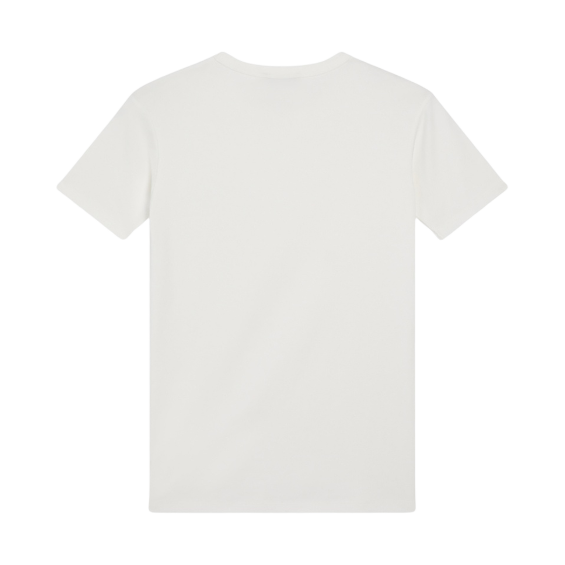 (W) 메종 키츠네 프로파일 폭스 패치 피티드 티셔츠 화이트((W) Maison Kitsune Profile Fox Patch Fitted T-Shirt White) - 2