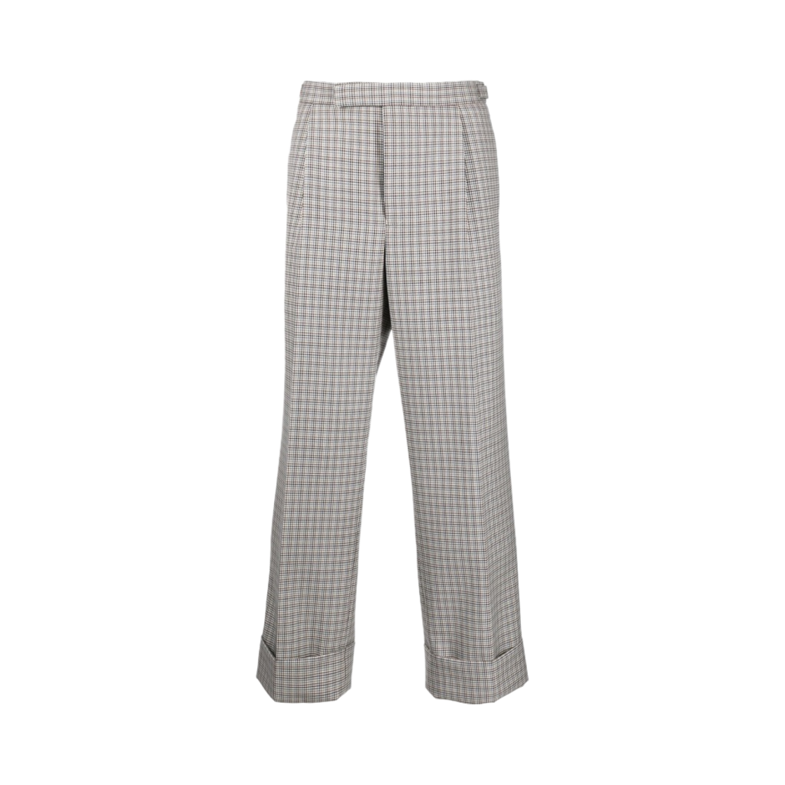 MTC162A-F0007-996 Thom Browne Wool Houndstooth Single Pleat Trouser Seasonal Multicolor