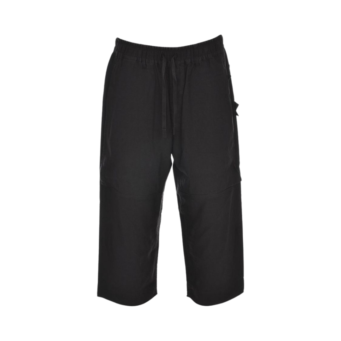 스톤 아일랜드 쉐도우 프로젝트 30415 워크웨어 와이드 트라우저 챕터 1 리넨 코듀라-TC(Stone Island Shadow Project 30415 Workwear Wide Trousers Chapter 1 Linen Cordura-TC Black) - 1