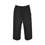 Stone Island Shadow Project 30415 Workwear Wide Trousers Chapter 1 Linen Cordura-TC Black