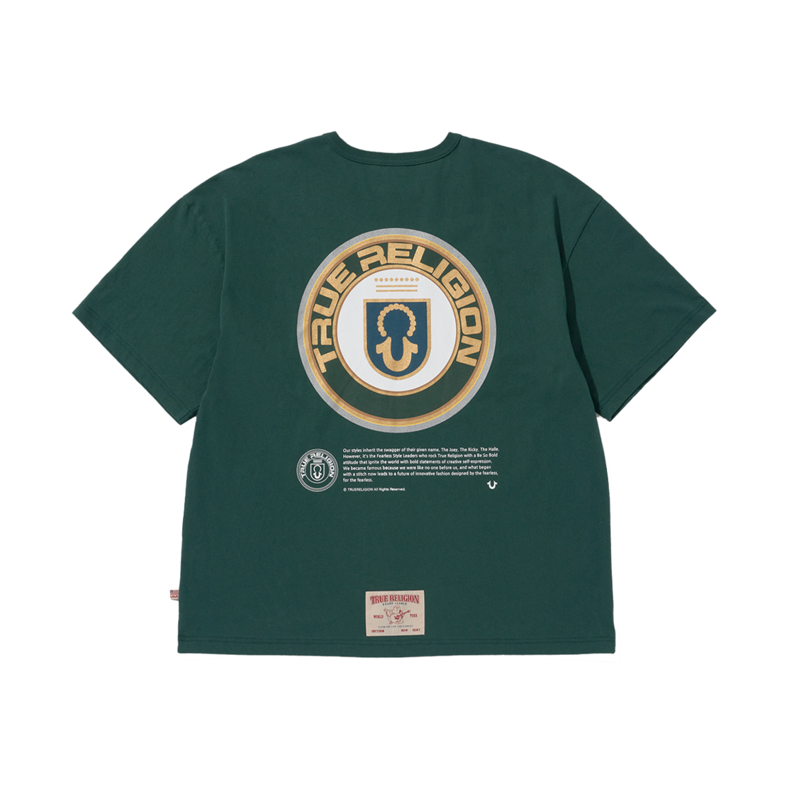 트루릴리젼 TR 다이나믹스 숏 슬리브 그린(True Religion TR Dynamics Short Sleeve Green)