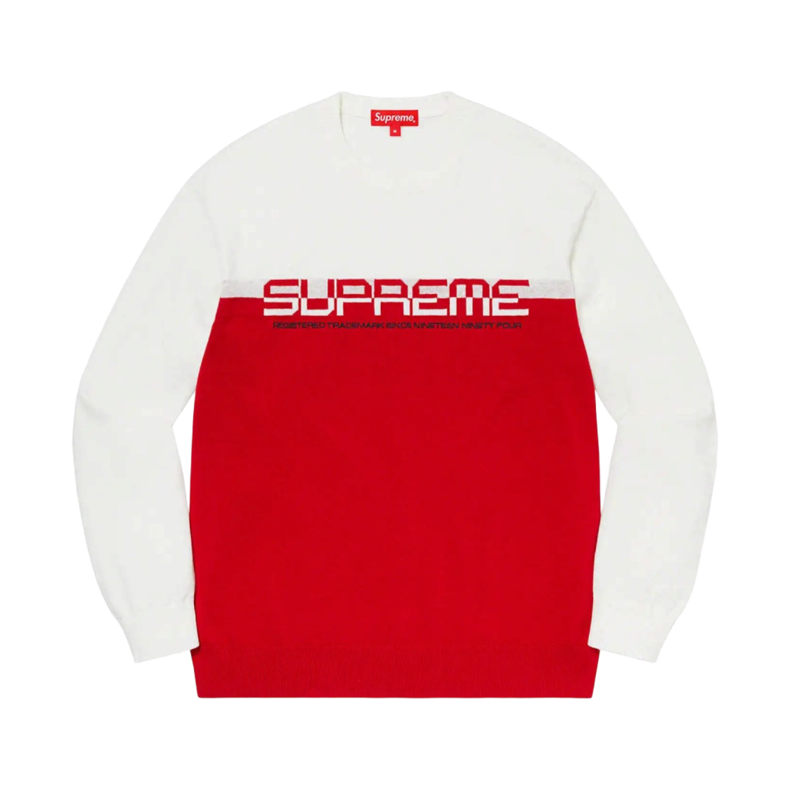 슈프림 스플릿 로고 풀오버 화이트 - 21SS(Supreme Split Logo Pullover White - 21SS) - 1