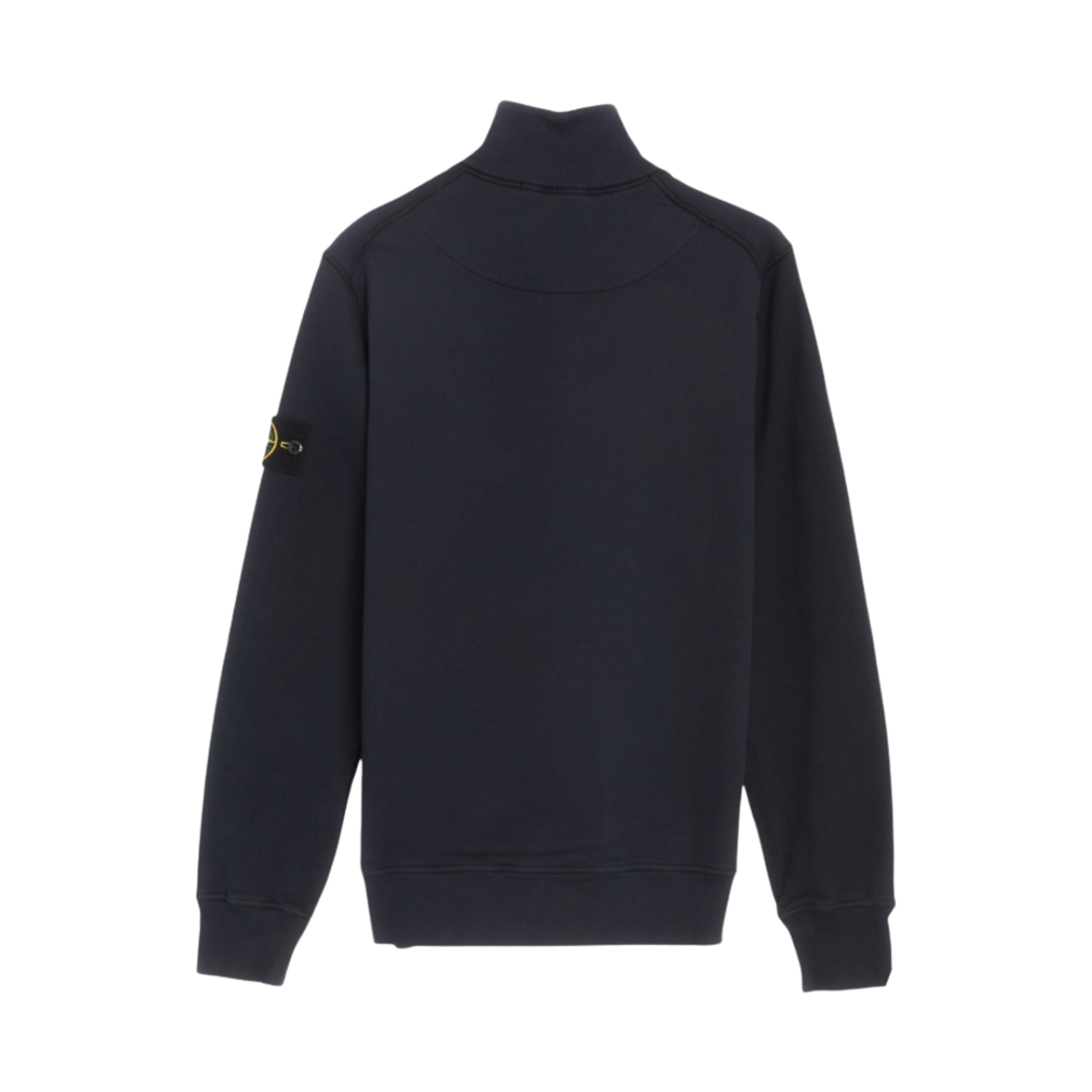 스톤 아일랜드 61920 브러쉬드 코튼 가먼트 다이드 하프 집 스웨트셔츠 네이비 블루 - 22FW(Stone Island 61920 Brushed Cotton Garment Dyed Half Zip Sweatshirt Navy Blue - 22FW) - 2