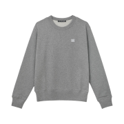 Acne Studios Face Crewneck Sweatshirt Light Grey Melange