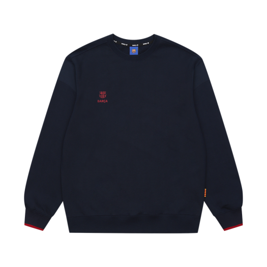 EBCBSWNV1 FC Barcelona Classic Line Sweatshirt Navy-B