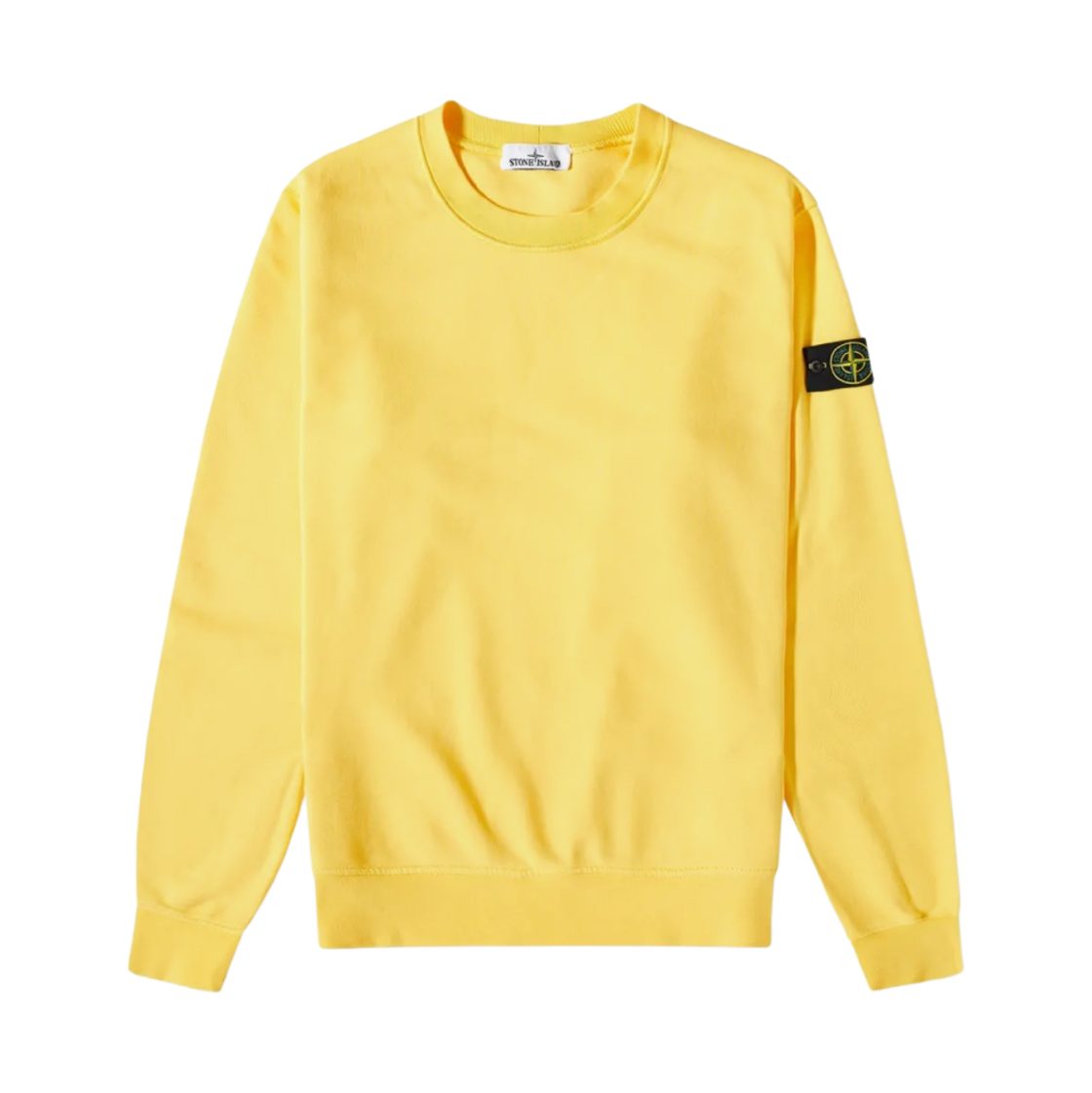 761563051-V0030 Stone Island 63051 Crewneck Sweatshirt Yellow - 22SS