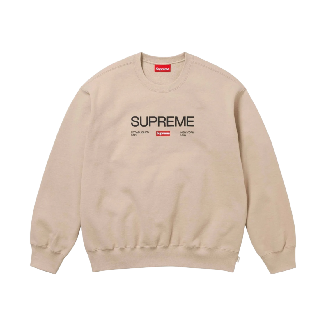 슈프림 이스테블리시드 크루넥 클레이 - 24SS