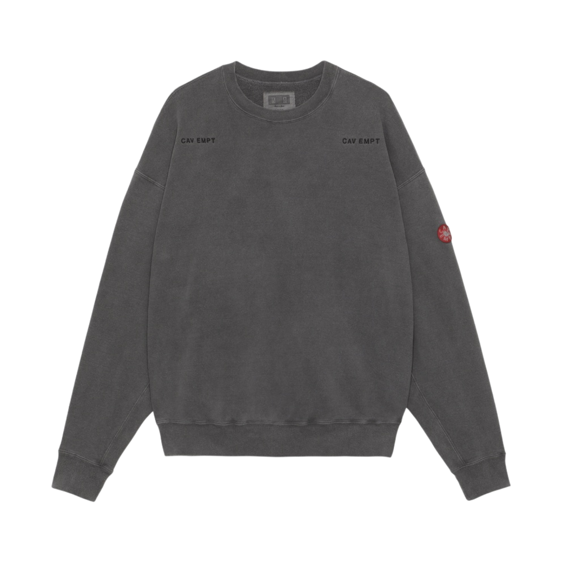카브엠트 오버다이드 크루넥 그레이 - 23SS(Cav Empt Overdye Crew Neck Grey - 23SS)