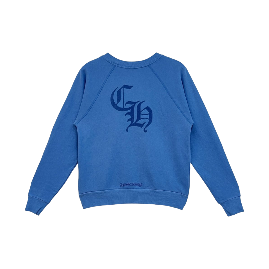 크롬하츠 트리플 크로스 CH 레터 스웨트셔츠 블루(Chrome Hearts Triple Cross CH Letter Sweatershirt Blue) - 1