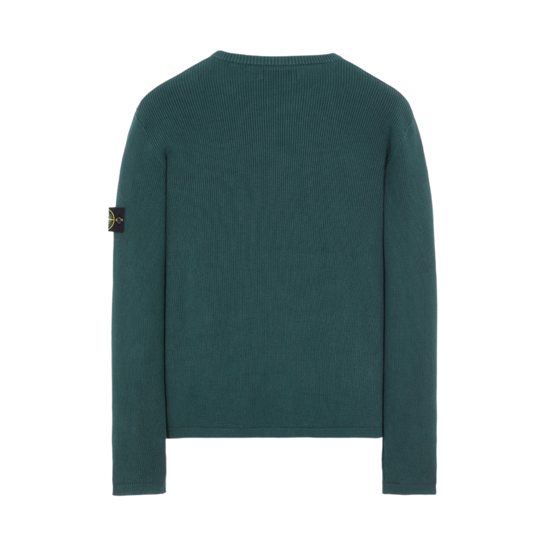 스톤 아일랜드 507D8 립드 소프트 코튼 크루넥 니트 보틀 그린 - 23SS(Stone Island 507D8 Ribbed Soft Cotton Crewneck Knit Bottle Green - 23SS) - 2