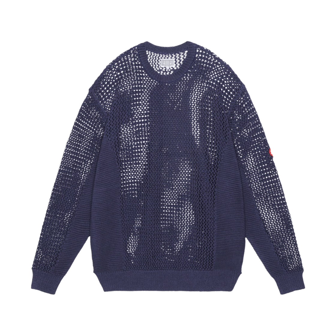 카브엠트 사이드 리브 루즈 넷 니트 블루 - 24SS(Cav Empt Side Rib Loose Net Knit Blue - 24SS)