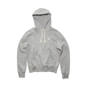 Acne Studios Regular Fit Hooded Sweatshirt Light Grey Melange
