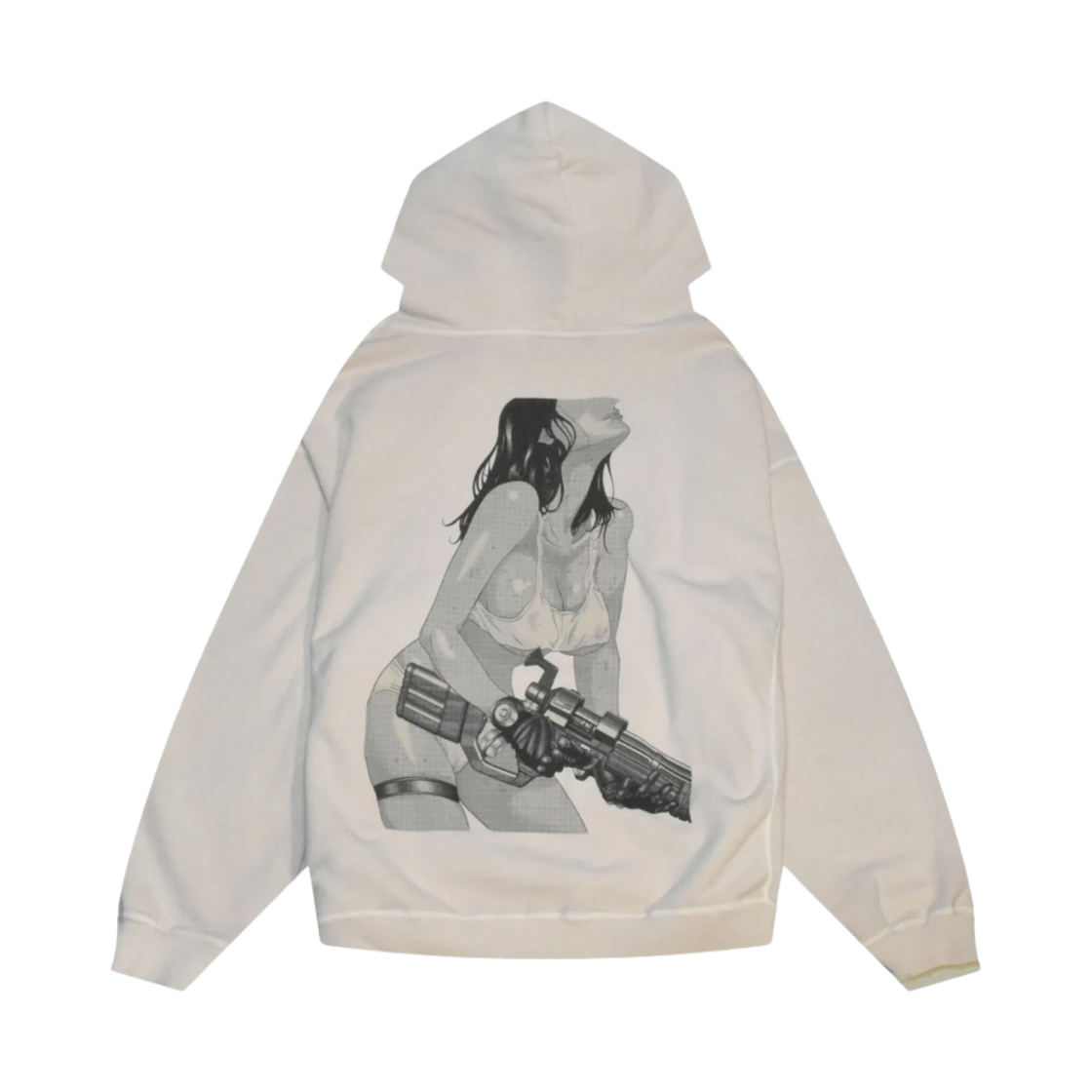 슈가 펀치 x 간츠 후드 화이트(Sugar Punch x Gantz Hoodie White) - 2