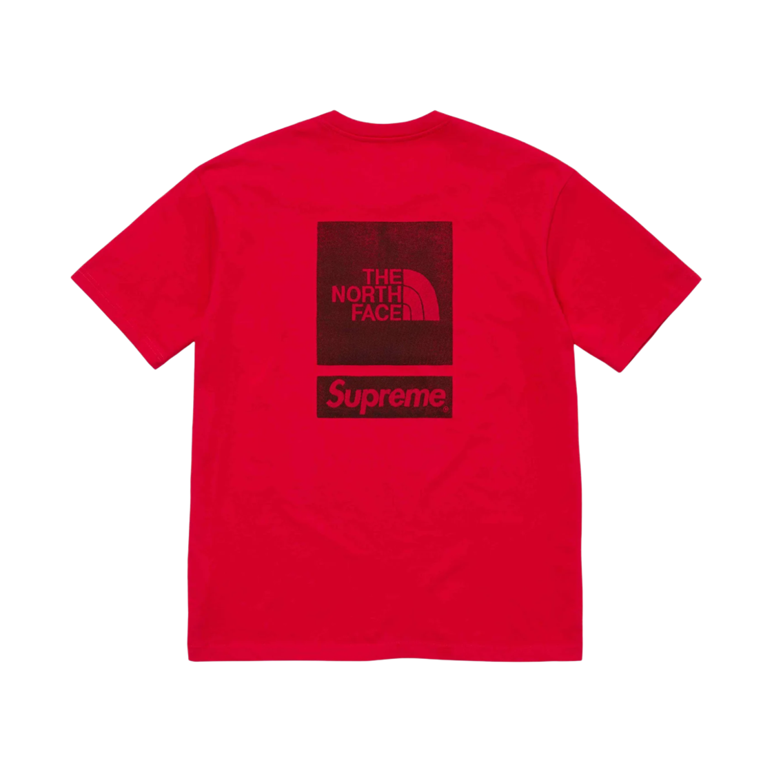 슈프림 x 노스페이스 숏슬리브 탑 레드 - 24SS