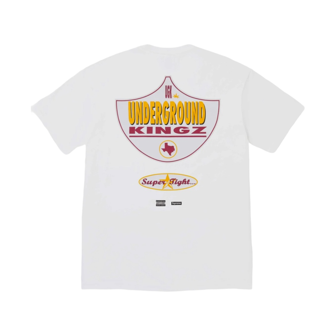 슈프림 x UGK 슈퍼 타이트 티셔츠 화이트 - 24SS