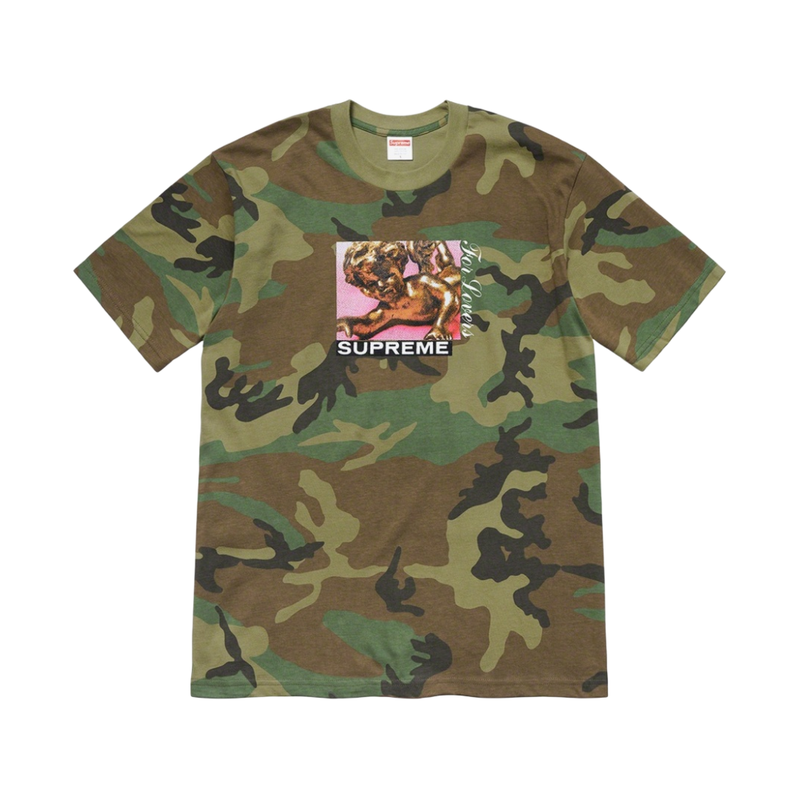 슈프림 러버스 티셔츠 우드랜드 카모 - 20FW(Supreme Lovers T-Shirt Woodland Camo - 20FW) - 1