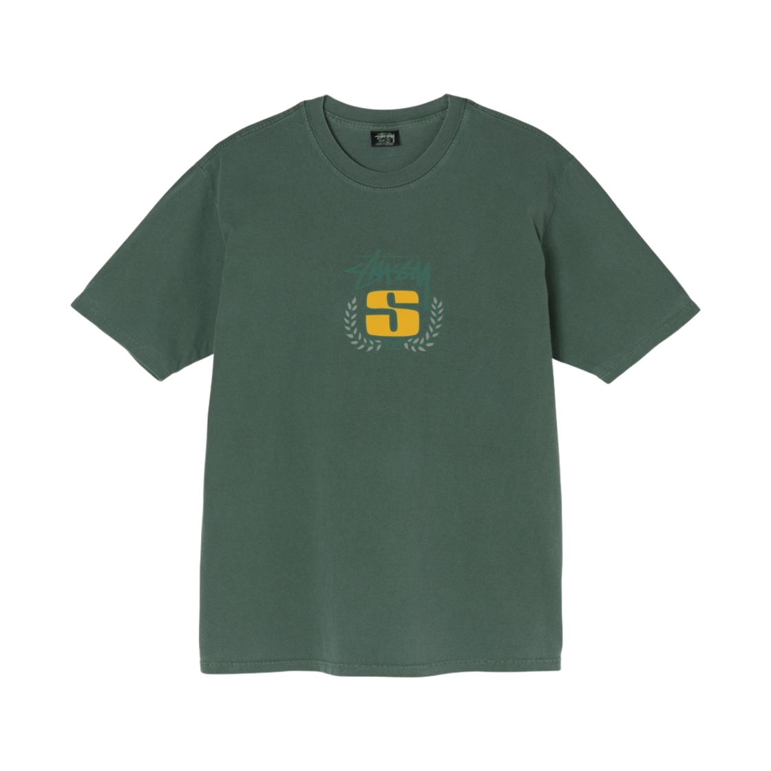 스투시 S 리쓰 피그먼트 다이드 티셔츠 파인