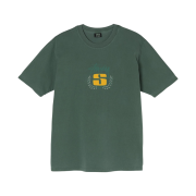 Stussy S Wreath Pigment Dyed T-Shirt Pine