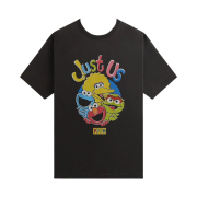 Kith x Sesame Street Just Us Vintage T-Shirt Black