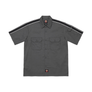 Supreme x Dickies Stripe S/S Work Shirt Charcoal - 22SS